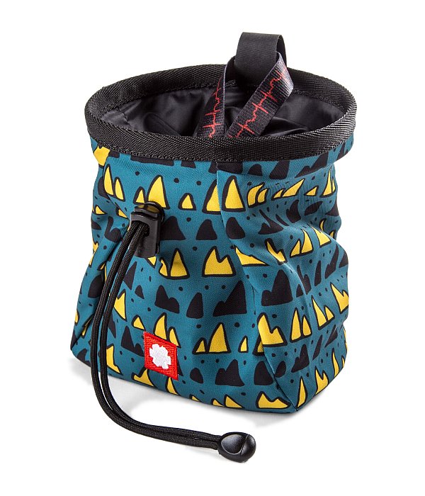 Ocún pytel na magnezium Lucky + Belt, zelená/žlutá